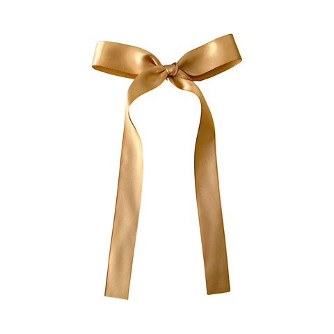 Gold // Dainty Ribbon Bow