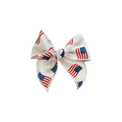 American Flag // Mini Fay Bow
