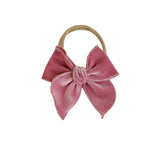 Frosted Rose // Mini Fay Bow