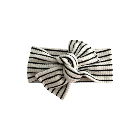 Black and White Stripes // Headwrap