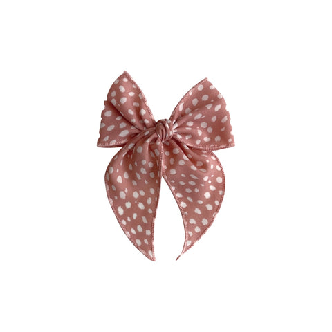 Spotted in Pink // Midi Fay Bow