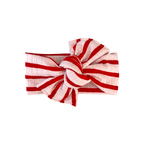 Pink Candy Cane Stripes // Headwrap