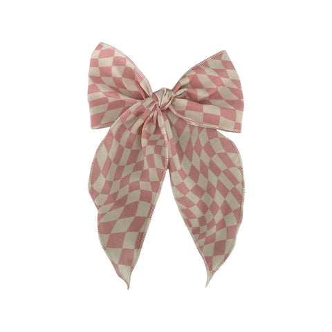 Pink and Cream Checker // Fay Bow