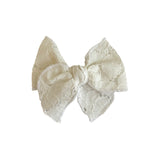 White Lace // Mini Fay Bow